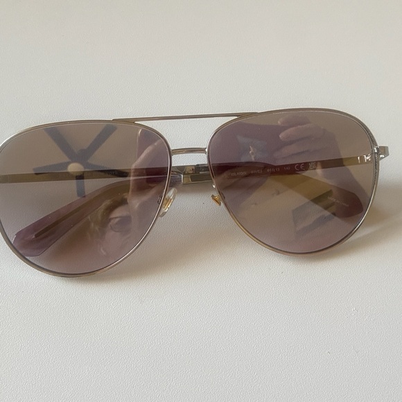 kate spade New York isla 61mm aviator sunglasses - Picture 8 of 12